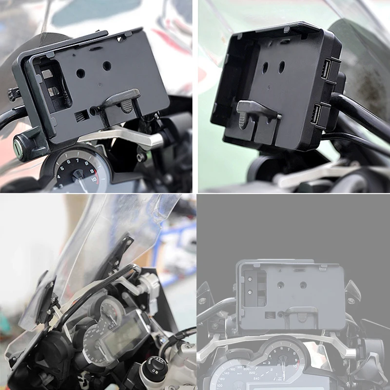 for bmw r1200gs r1250gs f700gs f800gs f750gs f850gs motorcycle wireless charging mobile phone gps navigation mobile phone holder free global shipping