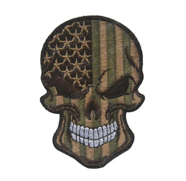 America Punisher Каратель Спартанский череп шлем Россия Американский Израиль Канада Испанский Великобритания Чешский Немецкий флаг патч тактический боевой дух нашивки значки - Цвет: America Punisher