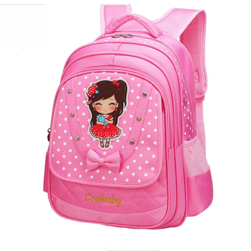 Satchel School Bags For Girls cartoon Backpack Kids Children Waterproof Orthopedic princess school Backpack kids Mochila Escolar