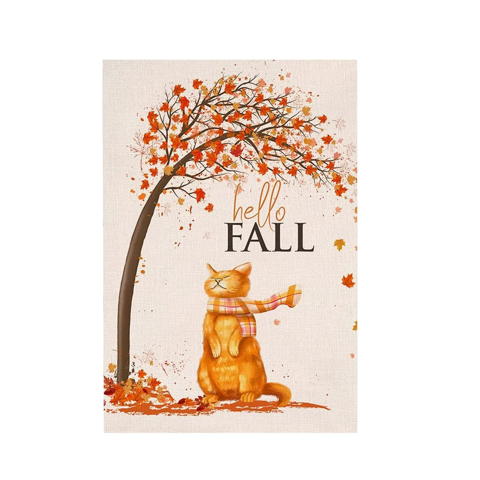 Thanksgiving Pumpkin Haunted House Holiday Banner Courtyard Garden Flag Patio Decor Party Props Supplies | Дом и сад