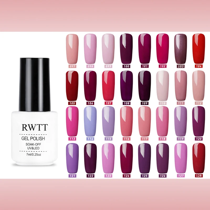 RWTT Гель-лак для ногтей Набор маникюра Гибридный ногти Цвет Polygel семиперманентный