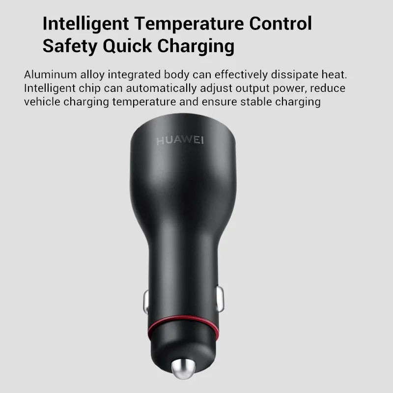 Автомобильное зарядное устройство HUAWEI макс. 40 Вт двойной USB-кабель 5 А Type-C для Mate30