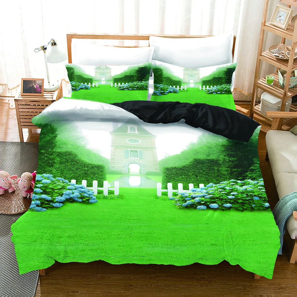 

3D Galaxy Bedding Set Home Textiles 2/3PCS Colorful Duvet Cover Sets Pillowcase Soft Single Double Queen King Size
