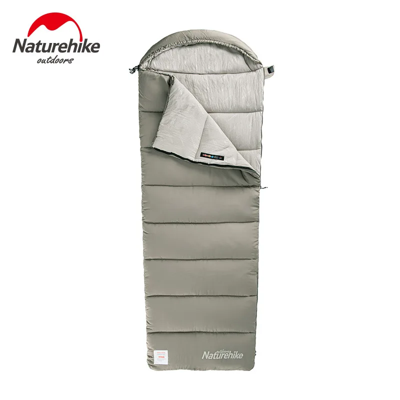 

Naturehike Envelope Hooded Sleeping Bag Splicing Double-Person Tent Camping Portable Ultralight Washed Cotton Sleeping Bag