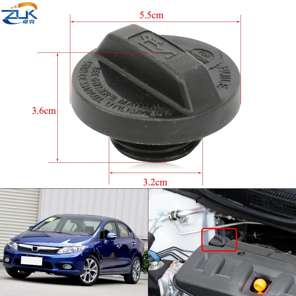 

Универсальная крышка заливной горловины масляного бака для HONDA CIVIC CRV ACCORD FIT JAZZ CITY ODYSSEY HRV для ACURA MDX RDX TL ILX CDX