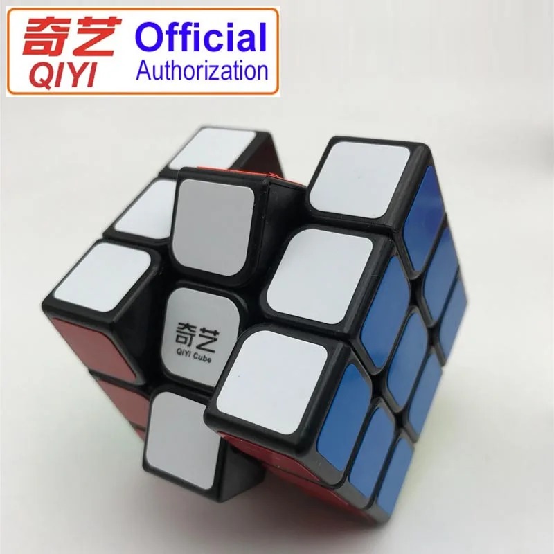 Волшебный куб QIYI 3x3x3 5 6 см наклейка из углеродного волокна профессиональная