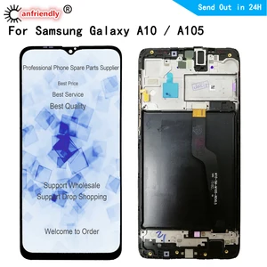 ЖК-дисплей для Samsung Galaxy A10 A105 SM-A105F A105G A105FNDS A105M ЖК-экран Сенсорная панель дигитайзер с рамкой в сборе