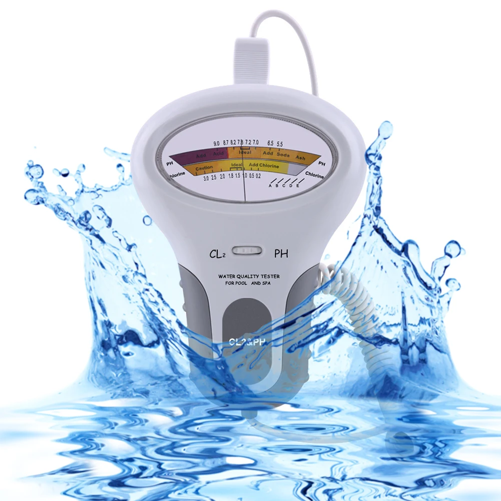 

Water Quality PH Cl2 Level Tester Swimming Pool SPA Analytical Instruments For Swimming Pool Spa Drinking Water Quality Analys