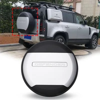 for land rover defender 110 130 abs car spare tire protective cover heavy duty waterproof and dustproof wheel elastic trim cover
