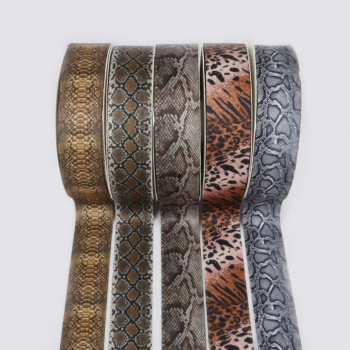Лента из полихлопка со змеиным и леопардовым принтом для вечерние украшения дома