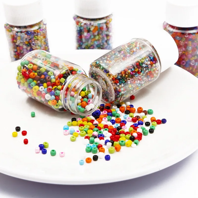 

1000pcs/lot 2mm Austria Crystal Round Hole Bead Solid Color Czech Glass Seed Spacer DIY Beads For Kids Jewelry Making