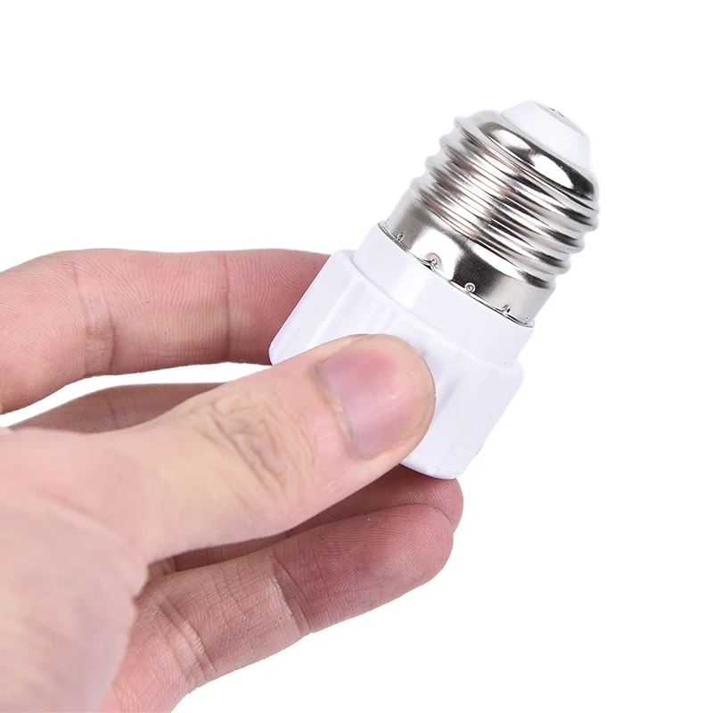 

1pc E27 To GU10 Led Lamp Bulb Base Conversion Holder Converter Socket Adapter GU10 to E14