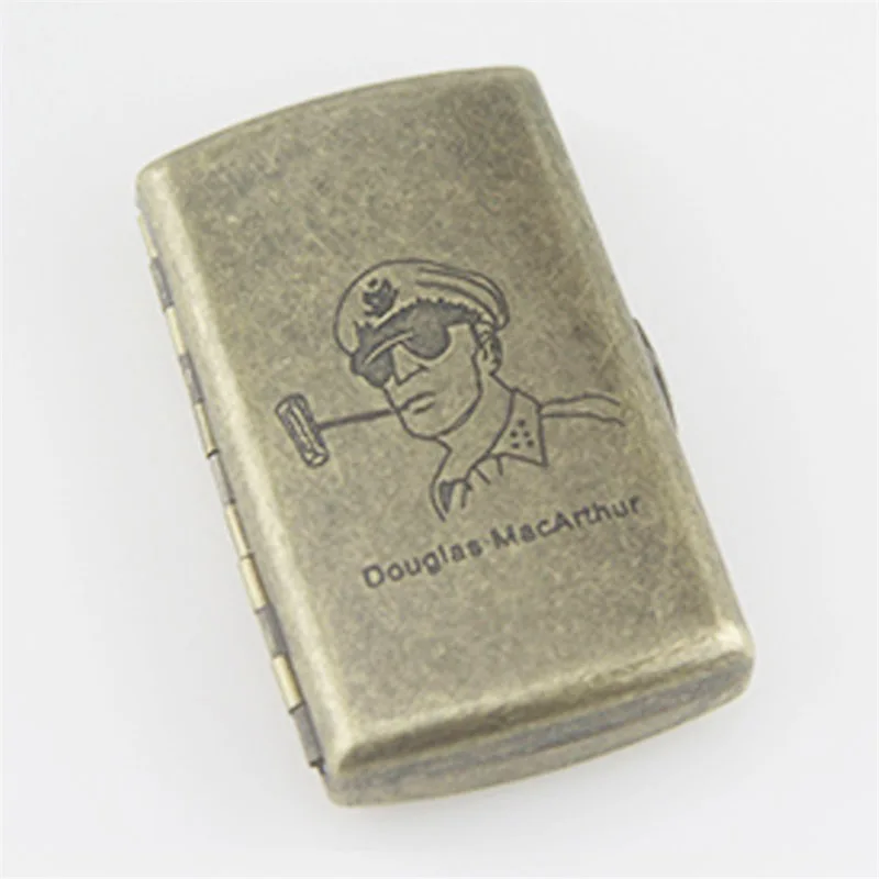 Новый металлический держатель для сигарет карманный контейнер хранения