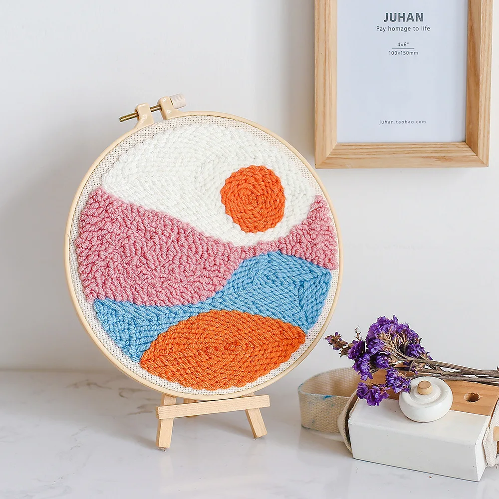 Набор для вышивки и сделай сам крестиком с кольцом начинающих рукоделие шитье