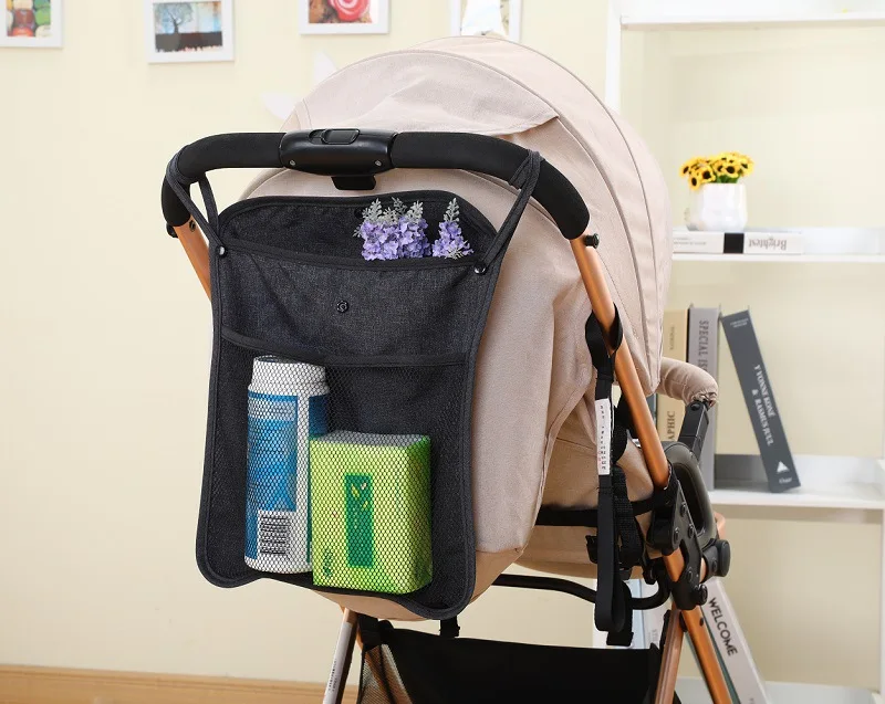 

Baby stroller bag baby stroller hanging bag net bag net bag baby umbrella bag storage bag storage bag universal