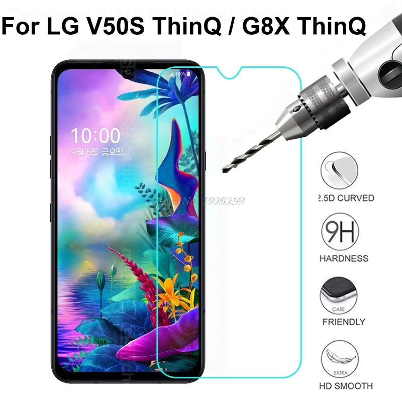 Протектор экрана для LG V50S ThinQ LM-V510N закаленное стекло 9H Высококачественная Защитная пленка для LG G8X ThinQ LMG850EMW 6," стекло