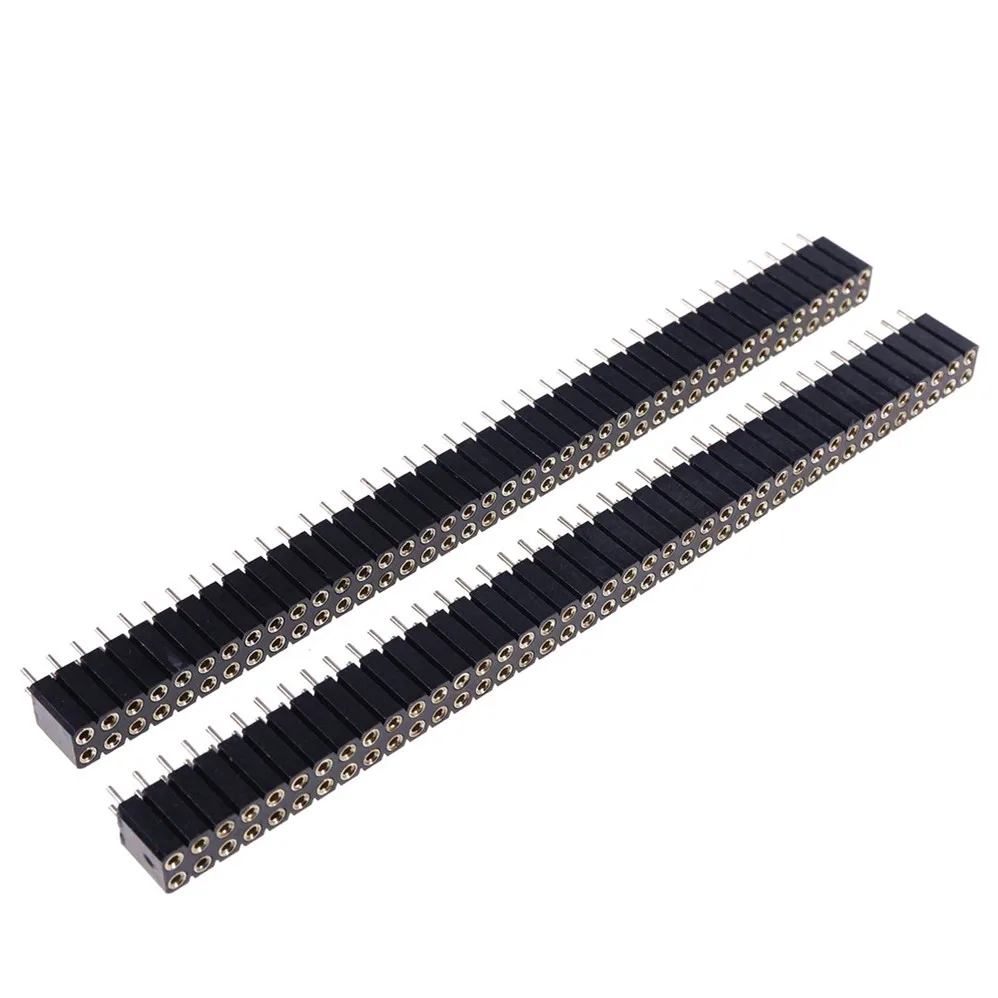 Двухрядный круглый штырьковый разъем 2X40 2 шт. 80 штырьков 54 мм изолирующий 7 0