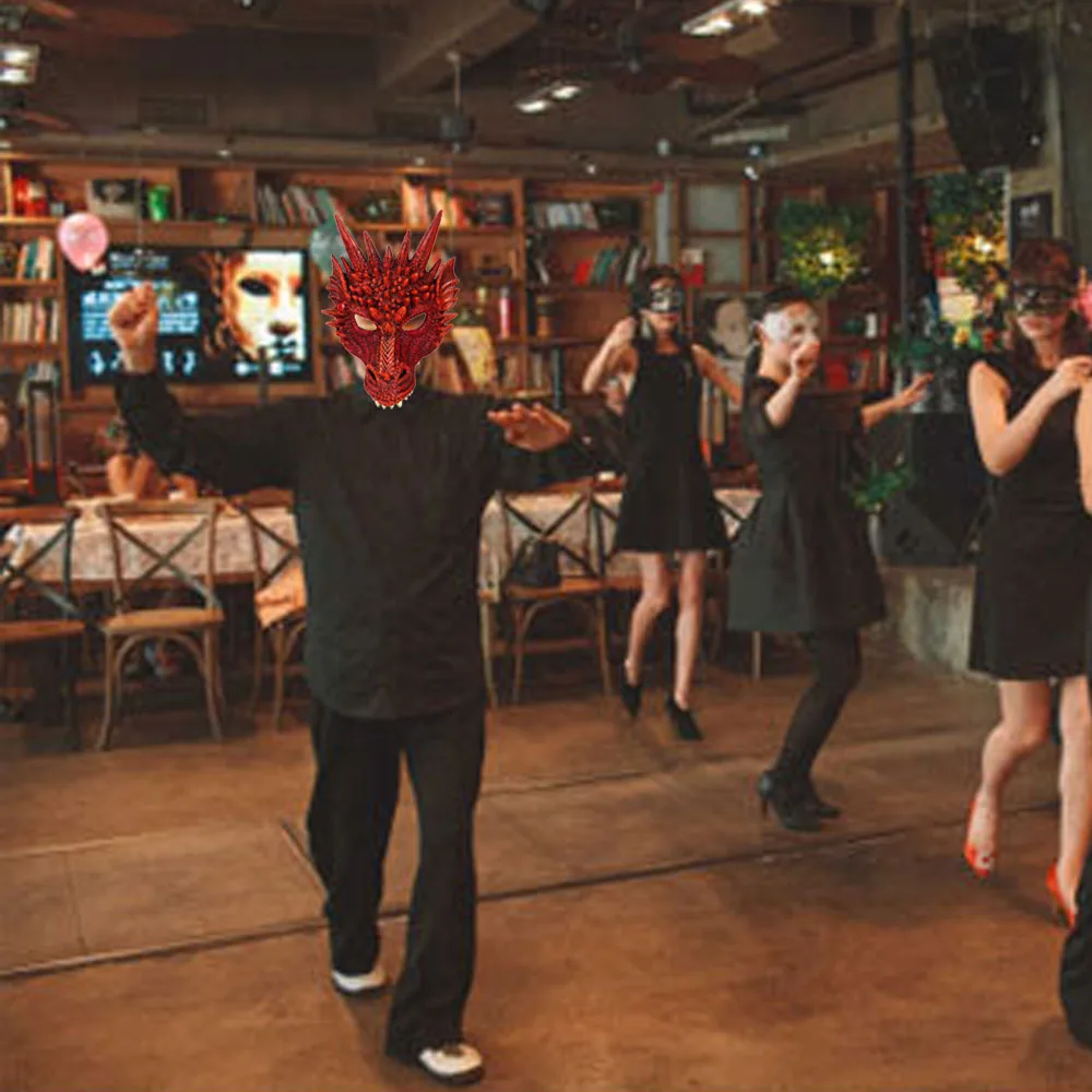 Маска на Хэллоуин страшная маска для косплея дракона мягкие Вечерние Маски все