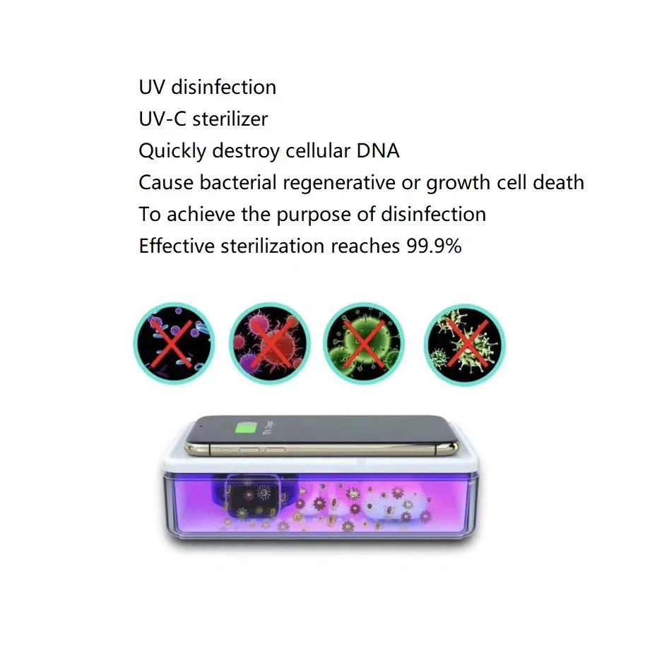 

Portable Uv Light Cell Phone Sterilizer Smartphone Uv Sterilizer Box Disinfection