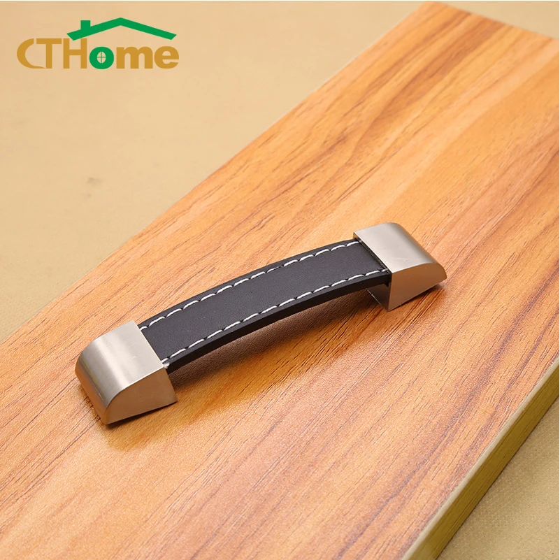 Винтажные кожаные ручки и дверные для мебельного шкафа сундука чемодана с