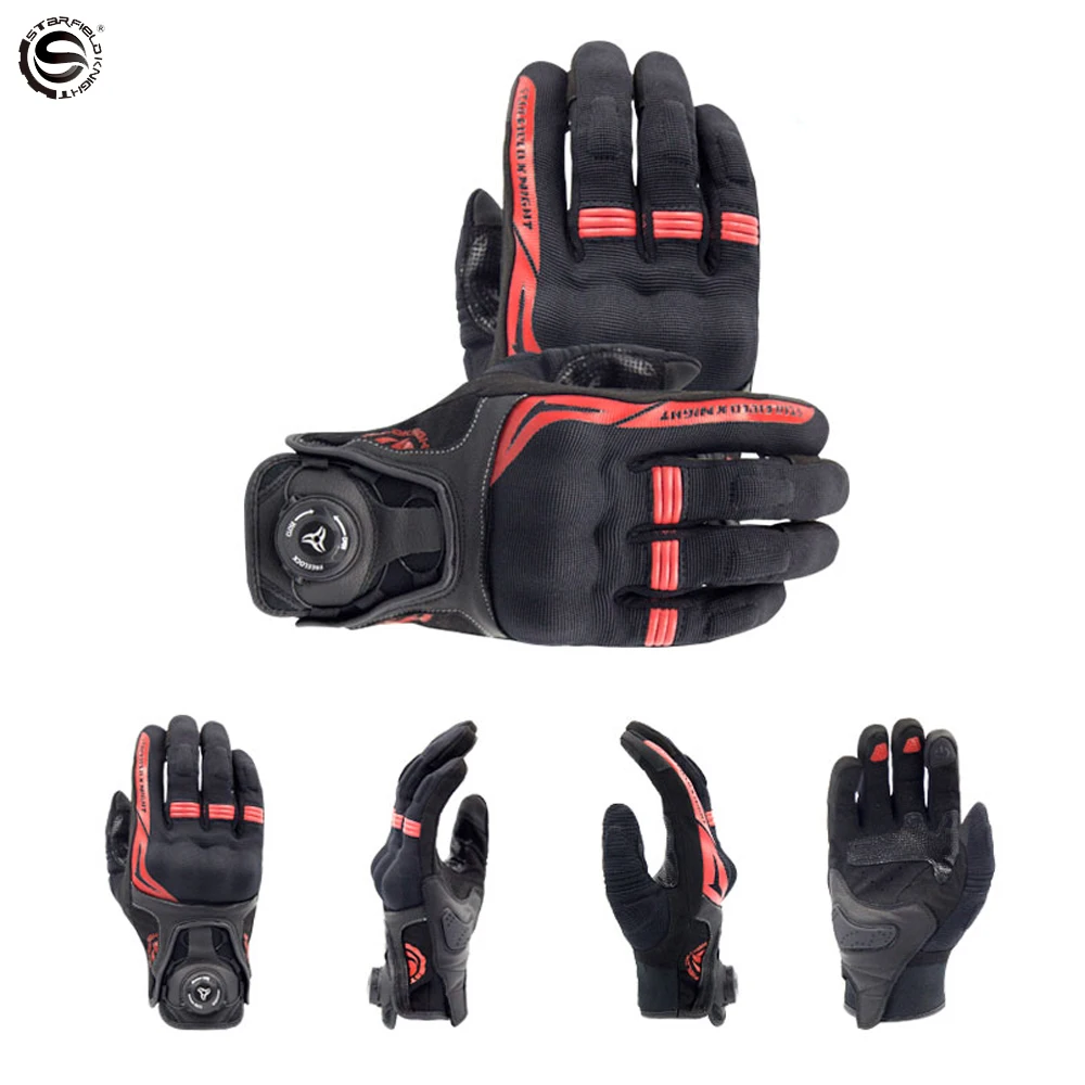 

Breathable Motocross Riding Gloves Non-Slip Touch Screen Moto Gloves Full Finger Motorcycle Protective Accessories Spring Summer