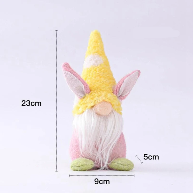 

3Pcs Gnome Ornaments for Valentine's Day, Easter Bunny, ST Patrick's Day, Faceless Dolls for Home Decoration