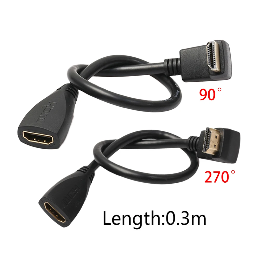 4K HDMI 2 0 кабель под прямым углом 90 градусов 270 HDMI-кабель в комплекте HDMI-HDMI 1080P 3D для