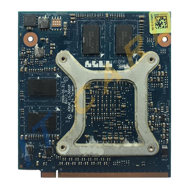 Видеокарта Radeon HD4650 HD4650M GDDR2 1 ГБ 216-0729042 с X-кронштейном для ноутбука Toshiba A500 L500 L550 100%