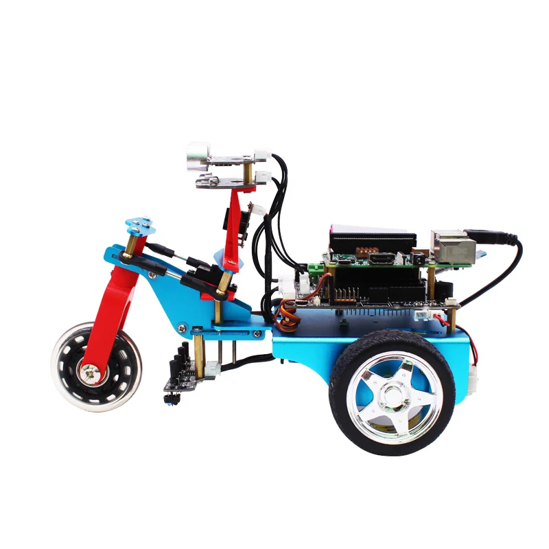 Verkaufen Yahboom DAMPF Programmierung 3WD Smart Roboter Auto Kit Für Raspberry Pi 3B +/4B Mit HD Kamera