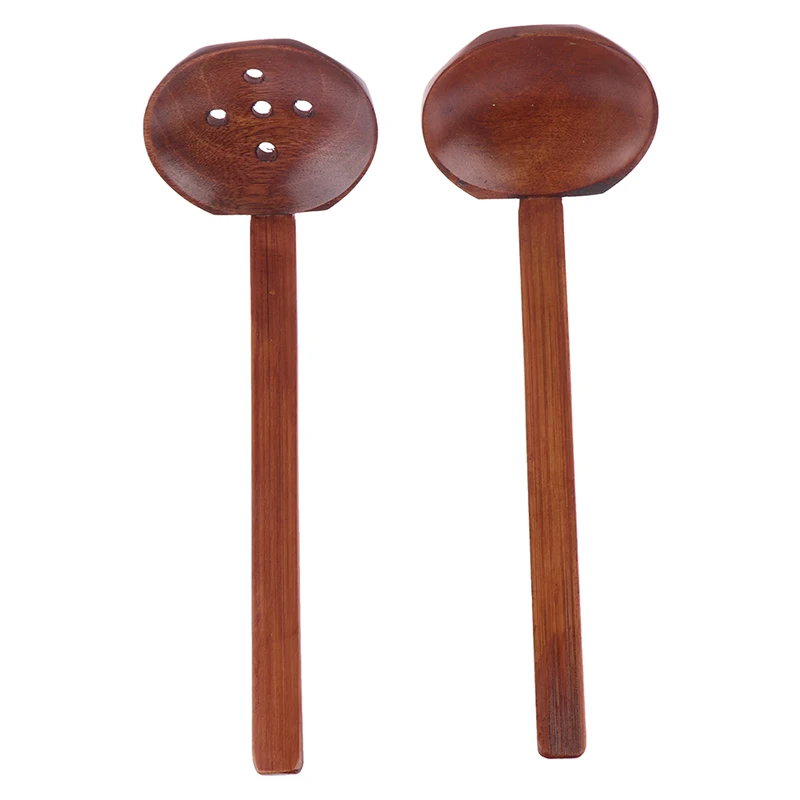 1 шт. Длинная Деревянная Ручка ложка рамен дуршлаг посуда для супа | Дом и сад