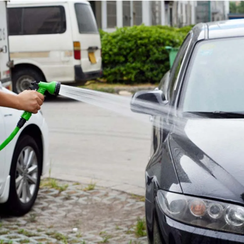 

Blue Magic Flexible Hose with 7 in 1 Spray Gun Expandable Garden Hose for Garden Irrigation Car Washing Floor Cleaning 25ft/50FT