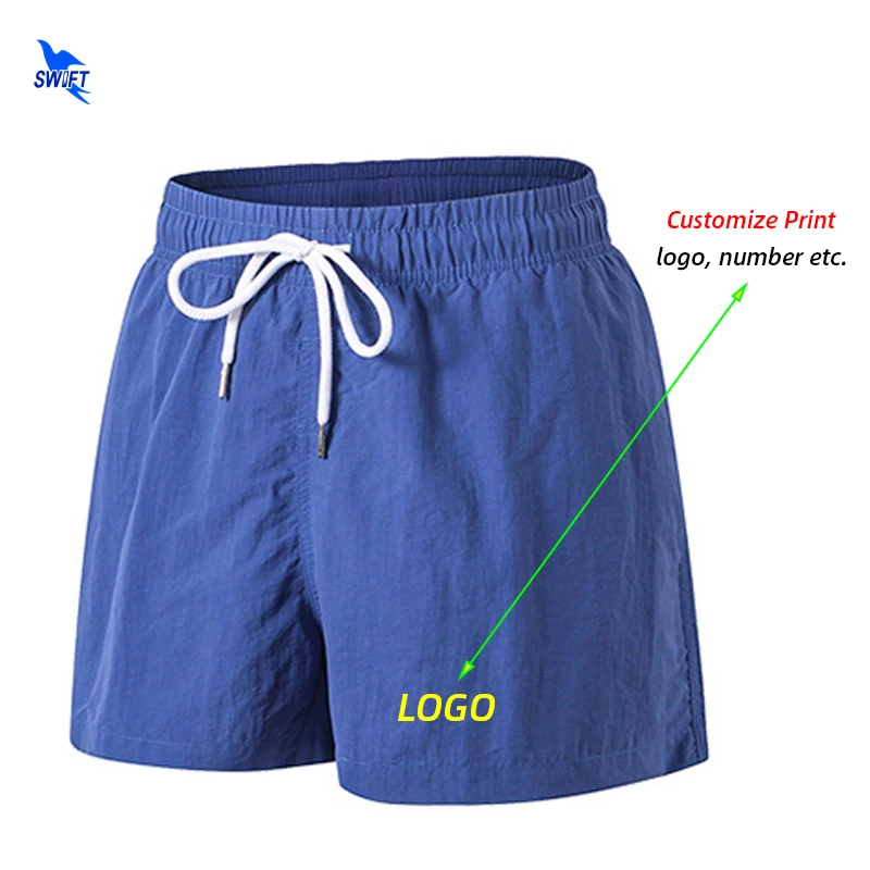 Летние быстросохнущие шорты для бега с логотипом по индивидуальному заказу