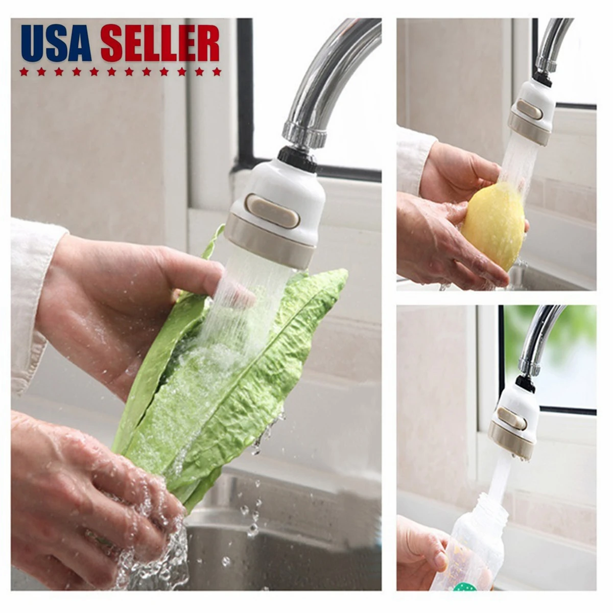 Универсальный кухонный смеситель с регулировкой брызг 360 градусов | Обустройство