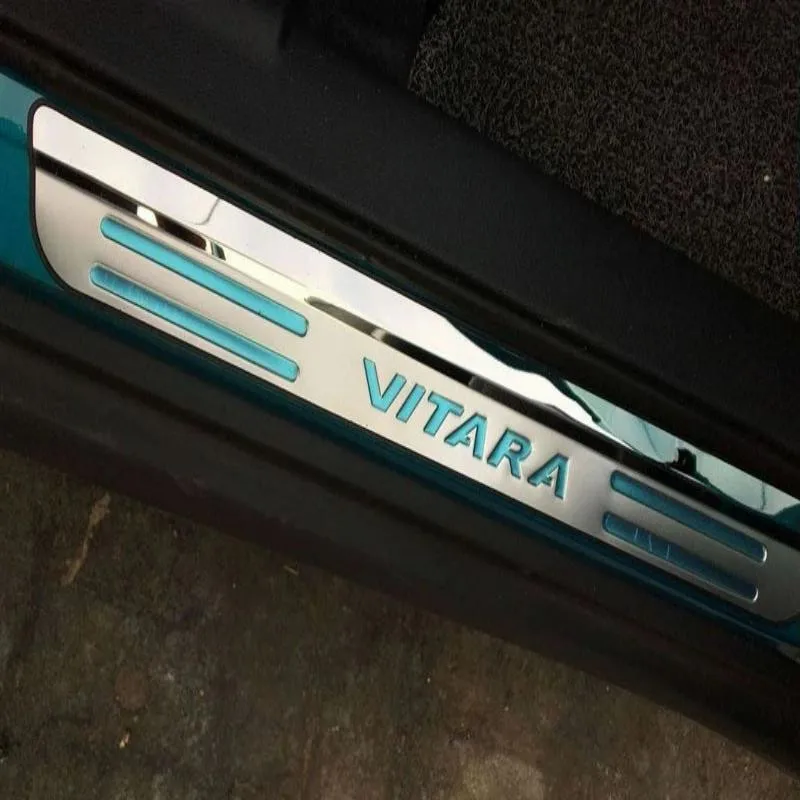Для 2016 2017 Suzuki Vitara порога Gaurds нержавеющие двери и подоконники Накладка для езды на