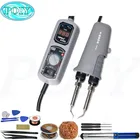 Паяльная станция YIHUA938D, паяльный пинцет, Цифровой регулируемый, портативный, для ремонта BGA, SMD, 220 В110 В переменного тока