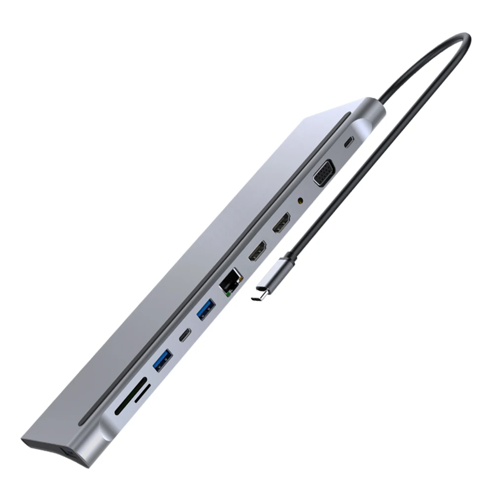 Док-станция 12 в 1 USB Type-C 3 на 2 HDMI | Компьютеры и офис