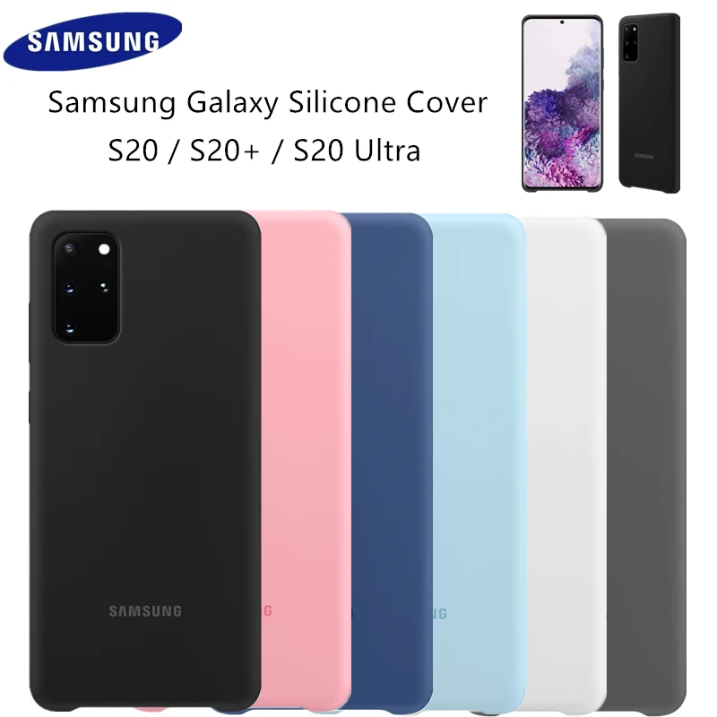 Оригинальный силиконовый чехол для Samsung Galaxy S20/S10 Plus/S20 Мягкий защитный с жидкостью