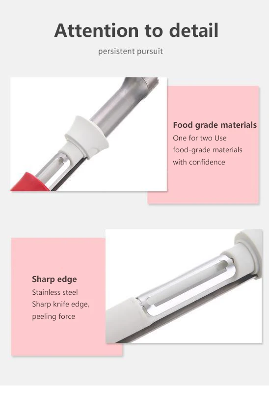 

1PC 2 In 1 Shrink Fruit Peeler Stainless Steel Apple Pear Fruit Core Remover Fruitless Artifact Kitchen Gadgets Fruit Tools