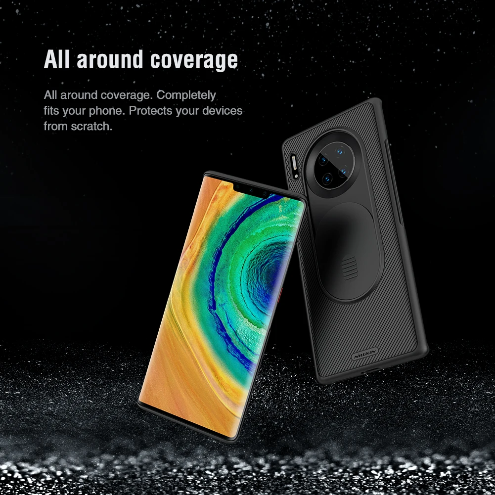 Чехол NILLKIN для Huawei Mate 30 с скользящей крышкой защиты камеры Pro защитный чехол
