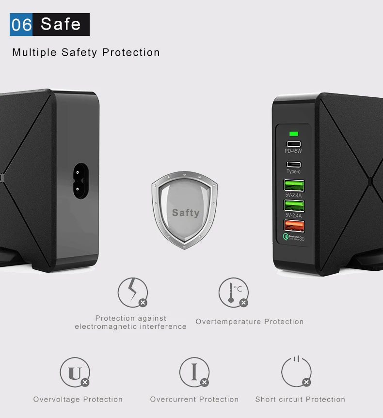 696 F88 75W USB зарядное устройство type C быстрое зарядное устройство для iPhone 8 X XR Qi Беспроводное зарядное устройство для samsung S/Note QC 3,0 быстрое настенное зарядное устройство