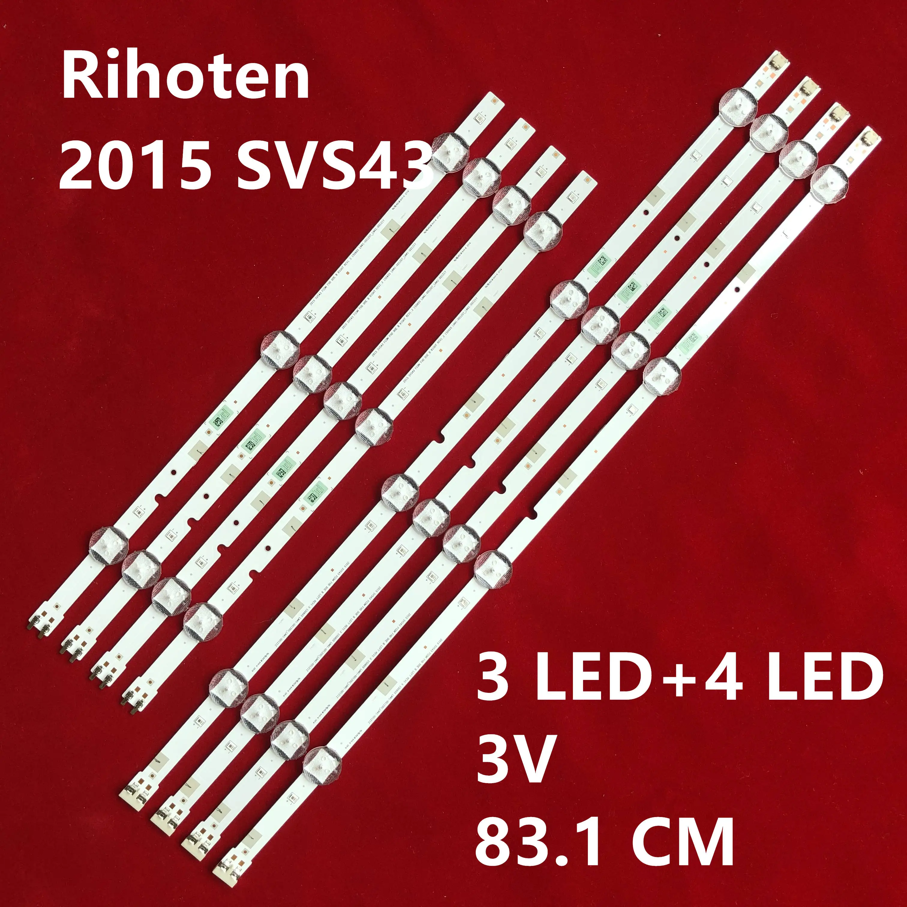 Светодиодная лента для подсветки 7 ламп Sa ms ung 43 &quotTV 2015 SVS43 FCOM FHD DOE B UA43J51SW UN43J5000