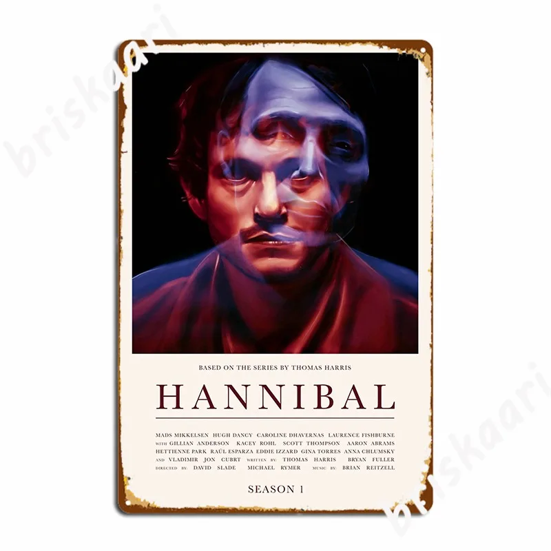 

Ганнибал, Сезон 1, металлический знак, украшение для клуба, винтажный постер для паба