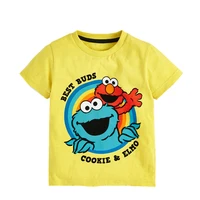 jumping meters summer baby tees tops cotton cartoon animals print hot selling kids t shirts for boys girls clothing