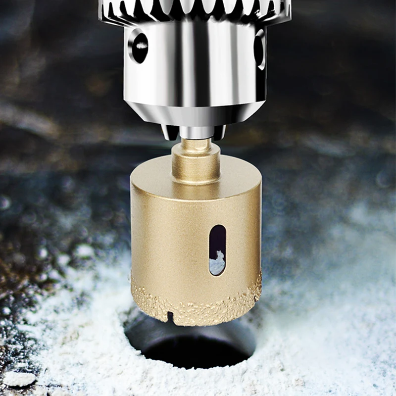 

Brazed Glass Hole Opener Diamond Coated Dry Drilling Ceramic Tile Multi-function Universal Marble Drilling Round Opening Drill