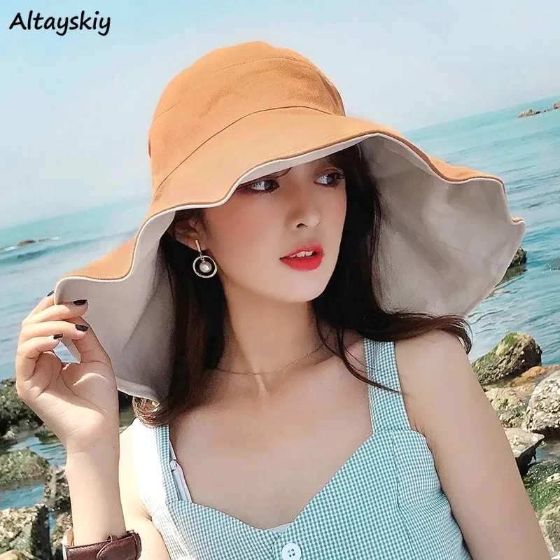 Панама женская двусторонняя солнцезащитная универсальная для рыбалки и