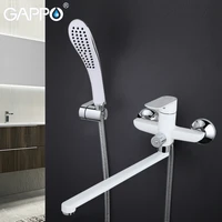 gappo bathtub faucet bathroom rainfall shower system wall mounted white tap bathtub faucet bathroom waterfall bath mixer faucets