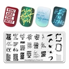 Beautybigbang 2022 Leaping Note Nail шаблон художественная печатная пластина с буквами Английский алфавит