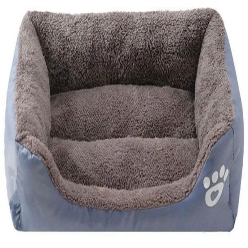 

Four Seasons Pet Kennel Dog Bed Kennel Multicolor Square Kennel Teddy Pomeranian Dog Mat Pp Cotton Pet Kennel Pet Bed