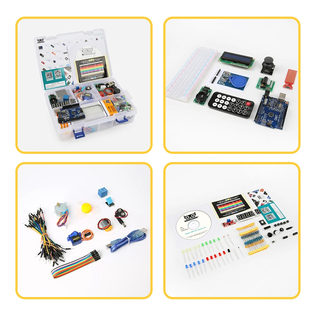 RFID стартовый набор с розничной коробкой для Arduino UNO R3 обновленная версия образовательного обучения DIy набор детский подарок