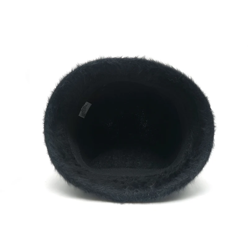 

New Fashion Bucket hats wool Autumn Winter Panama Caps Plush Pot Hat Women Fur Protection From Cold And Warm Fisherman's Hat
